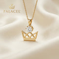 Palacel™ Aurora Crown Diamond Pendant Necklace