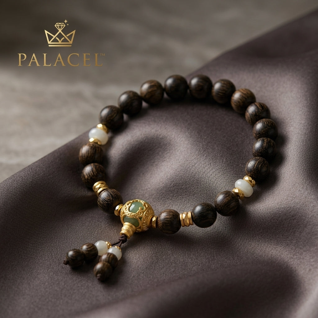 Palacel™ Terra Luxe Ebony Harmony Bead Bracelet